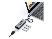 Satechi ST-TC2N1USB31AM Hub 3 porte USB