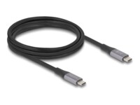Delock USB Type-C kabel 2m Sort Grå