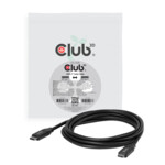 CLUB3D CAC-2506 USB-C to 3 x USB C 2m Sort