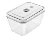 ZWILLING Fresh & Save Vakuum-madopbevaringsbeholder Silicone seal Silicone valve Borosilikat-glas Grå Transparent