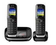 Panasonic KX-TGJ322GB Trådløs telefon Ingen nummervisning Sort