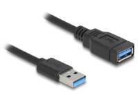 Delock USB forlængerkabel 60cm Sort