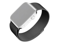 FIXED Visningsløkke Smart watch Sort Rustfrit stålnet