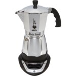 Bialetti EAsy Timer 6 Fuldautomatisk kaffemaskine 0,3L Sølv