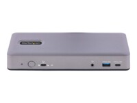 StarTech.com USB-C Docking Station - Multi Monitor HDMI/DP/DP Alt Mode USB-C Dock - 3x 4K30 / 2x 4K60 - 7-Port USB Hub - 60W Power Delivery - GbE - 3.5mm Audio - Works With Chromebook certified USB-C / Thunderbolt 3 / Thunderbolt 4 Dockingstation