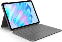 Logitech Combo Touch Tastatur og folio-kasse Saks 16-niveau Kablet Schweizisk Apple 11-inch iPad Air (M2, M3)