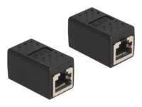 DeLOCK CAT 5e Kabel med folie og kobberfletning (FTP) Netværksadapter Sort