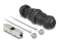 DeLOCK CAT 6a Afskærmet parsnoet (STP) Netværkskobling Sort