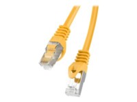 Lanberg CAT 6 Foldet uskærmet snoet par (F/UTP) 1m Patchkabel Orange RAL 1028