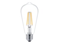 Philips LED-filament-lyspære 7W E 806lumen 2700K Varmt hvidt lys