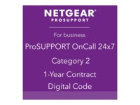NETGEAR ProSupport OnCall 24x7 Category 2 Teknisk understøtning 1år