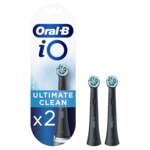 Oral-B iO Ultimate Clean 80335625 Tandbørstehoveder 2-pack Sort