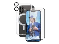 PanzerGlass CARE by Feature 3-in-1 Ceramic Bundle iPhone 16 Beskyttelsescover Transparent Apple iPhone 16