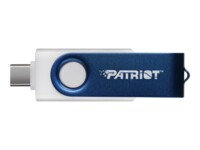 Patriot Lifestyle Xporter X550 64GB USB 3.2 Gen 1 / USB-C USB stick Blå Hvid