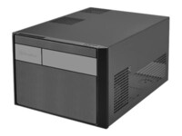 SilverStone SUGO SG11 Tower Micro ATX Sort Grå