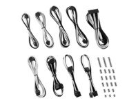 CableMod Classic ModMesh C-Series RMi & RMx Cable Kit Strømkabelpakke Sort Hvid