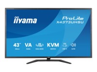 iiyama ProLite X4373UHSU-B2 43' VA 3840 x 2160 (4K) HDMI DisplayPort 60Hz