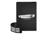 CableMod PRO Series ModMesh C-Series RMi & RMx Cable Kit Strømkabelpakke Sort Hvid