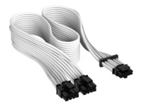 CORSAIR 12VHPWR (female) - 8 pin PCI Express-strøm (female) Hvid Strømkabel