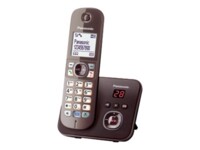 Panasonic KX-TG6821 Trådløs telefon Ingen nummervisning Brun