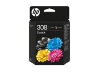 HP 308 Sort Gul Cyan Magenta Blæk