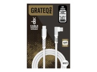 GRATEQ PRO USB Type-C kabel 2.25m Hvid