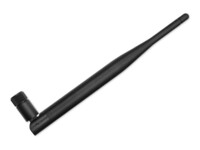 Qoltec Antenne Rubber duck Sort 2.4 - 2.5 GHz 5.1 - 5.8 GHz