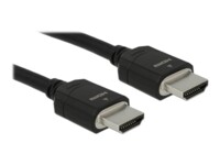 Delock HDMI-kabel 2m Sort