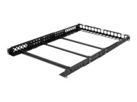 StarTech.com 1U Universal Server Rack Rails - TAA Compliant Adjustable Depth Server Mounting Rails - 19inch Rack Mount Rails (UNIRAILS1U) Rack-spor Sort