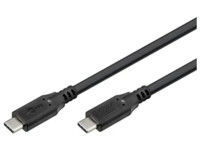 Goobay 74203 USB-C to USB-C 3m Sort