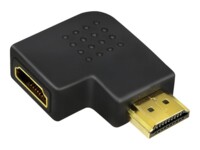 LogiLink HDMI højrevinklet adapter HDMI Sort