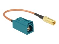 DeLOCK Antennekabel Koaksial 15cm Brun