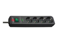 brennenstuhl Eco-Line Strømstødsbeskytter 4-stik Sort