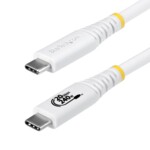 StarTech.com CC2M20GUSB4TPW USB-C to USB-C 2m Hvid