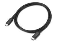 Lenovo USB4 USB Type-C kabel Sort