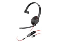 Poly Blackwire C5210 USB-A Kablet Høretelefoner Sort