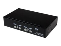 StarTech.com 4-Port USB KVM Swith with OSD - TAA Compliant - 1U Rack Mountable VGA KVM Switch (SV431DUSBU) KVM switch