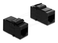 Delock CAT 3 Ikke afskærmet Keystone coupler Sort