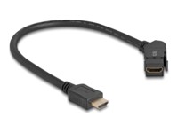 Delock HDMI-forlængerkabel 30cm Sort
