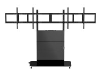 HAGOR Pro-Tower L Vogn med hjul 2 LCD / plasmapaneler 65'