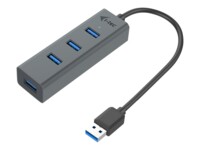 i-Tec USB 3.0 Metal Passive HUB Grå