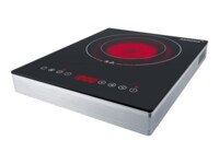 Steba HK 30 Keramisk kogeplade 2kW Rustfrit stål/sort