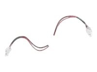 Zebra Strømkabel 32cm Sort Rød