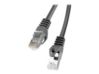 Lanberg CAT 6 Kabel med folie og kobberfletning (FTP) 1.5m Patchkabel Sort RAL 9004