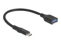 Delock USB-C adapter 19cm Sort