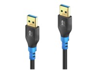 PureLink FlexInstall Series USB 3.2 Gen 1x1 USB-kabel Sort