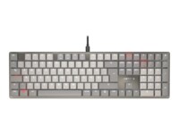 CHERRY KC Tastatur Mekanisk Hvid Kablet Tysk