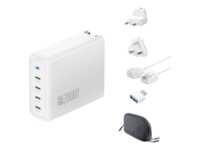 4smarts Flex Pro Strømadapter - AC / USB-C DC 5 / 9 / 12 / 15 / 20V