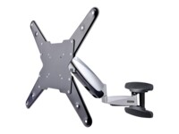 StarTech.com VESA TV Wall Mount, TV Mounting Bracket For 23'-55' Displays, Adjustable Full Motion TV Wall Mount Supports 66lb (30kg), Extendable/Tilting/Swivel Monitor Wall Mount - Low Profile/Slim Display Mount (FHA-TV-WALL-MOUNT) Monteringssæt Fladt pan