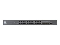 LevelOne GTP-2871 Switch 28-porte Gigabit PoE+